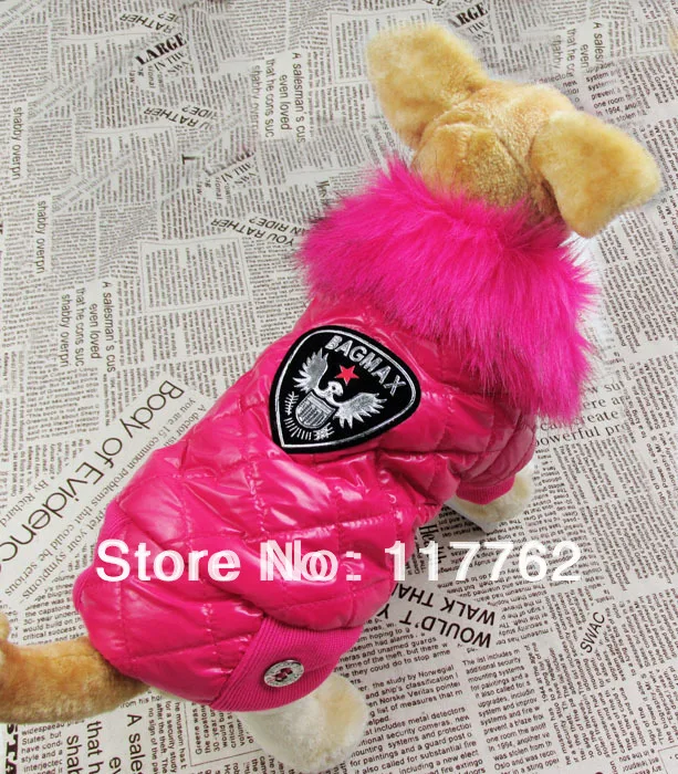 Новое поступление милые домашние питомцы собаки зимняя жилетка с надписью на