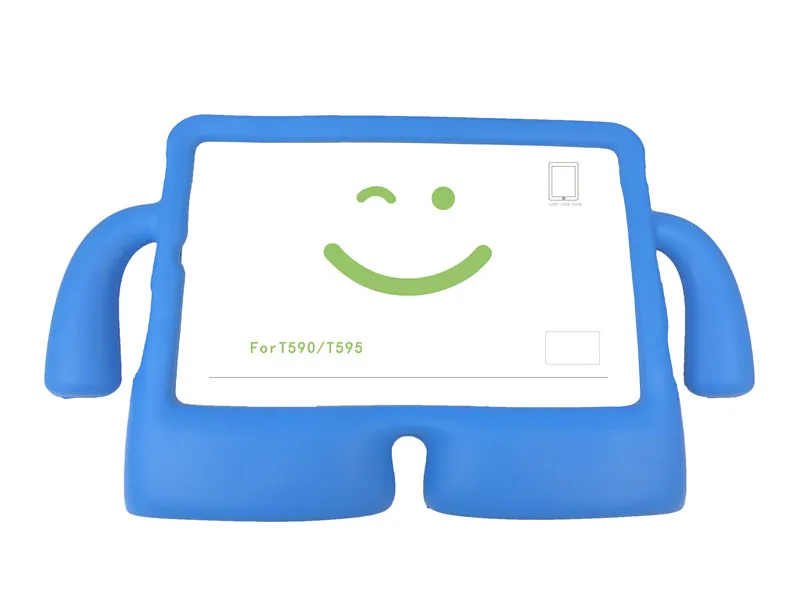 Blue Для samsung Galaxy Tab A 10,5 чехол для детей EVA Foam SM T590 T595 чехол противоударный держатель для samsung Tab A 10,5 - Цвет: Blue