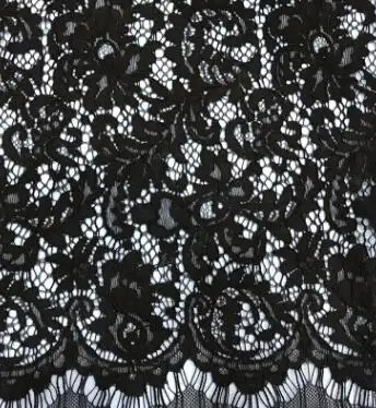 Black 5 цветов, зеленый, серый, розовый, черный, белый, ткань для шитья, пэчворка ткань кружевной бюстгальтер с кость согласно! 1,5 м/лот приятно - Цвет: Black