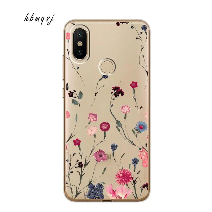 For xiaomi mi a1 a2 lite mi8 mix 2s f1 case silicone for redmi 5 plus 6 6a note pro funda cute original coque phone back cover |