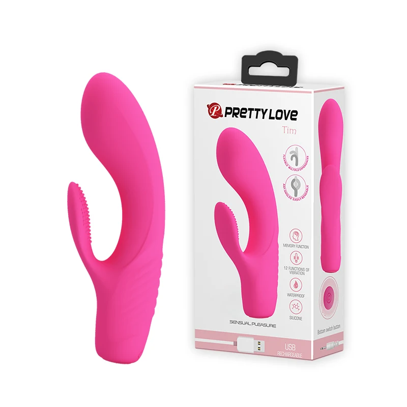 Фаллоимитатор Pretty Love с USB зарядкой 12 Скоростей вибратор для точки G интимные