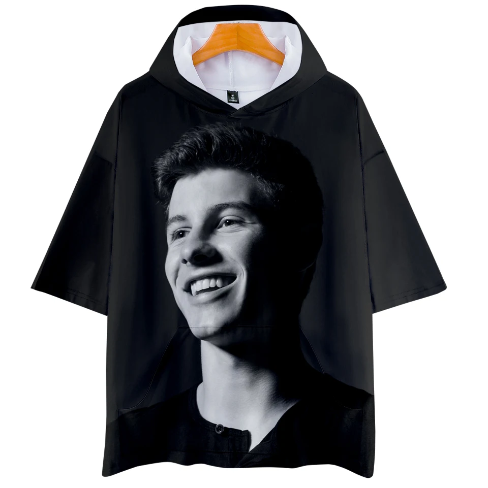 Shawn mendes Принт толстовки с капюшоном женские толстовки/мужская повседневная Harajuku