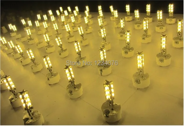 Светодиодная лампа G4 5 Вт 6 12 В постоянного тока светодиодная SMD3014 2835 с углом луча