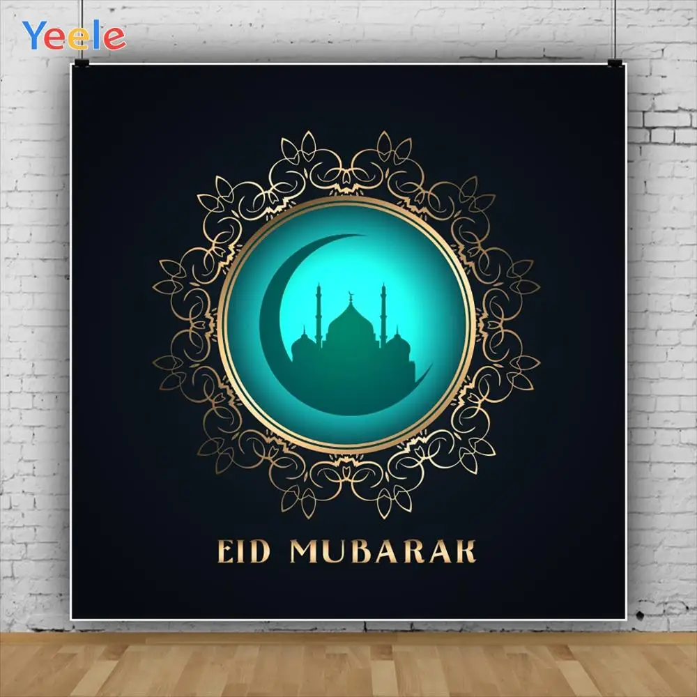 Yeele ИД Мубарак венок Рамадан фестиваль ислам круг фон для фотосъемки обои