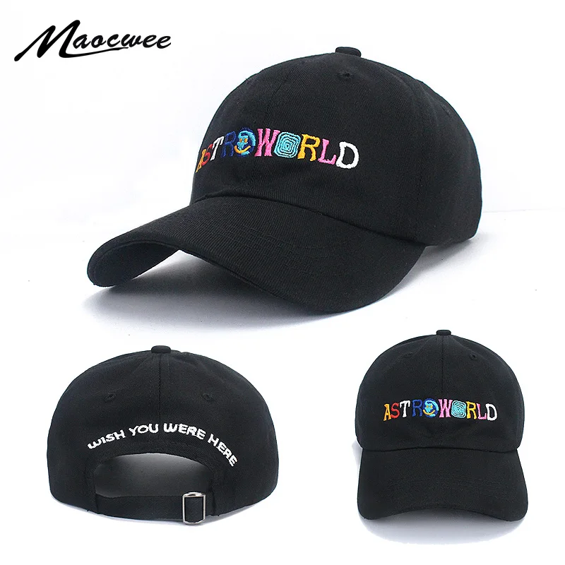 Бейсболка ASTROWORLD унисекс хлопок 100% кепка для папы Astroworld с вышивкой мужчин и женщин