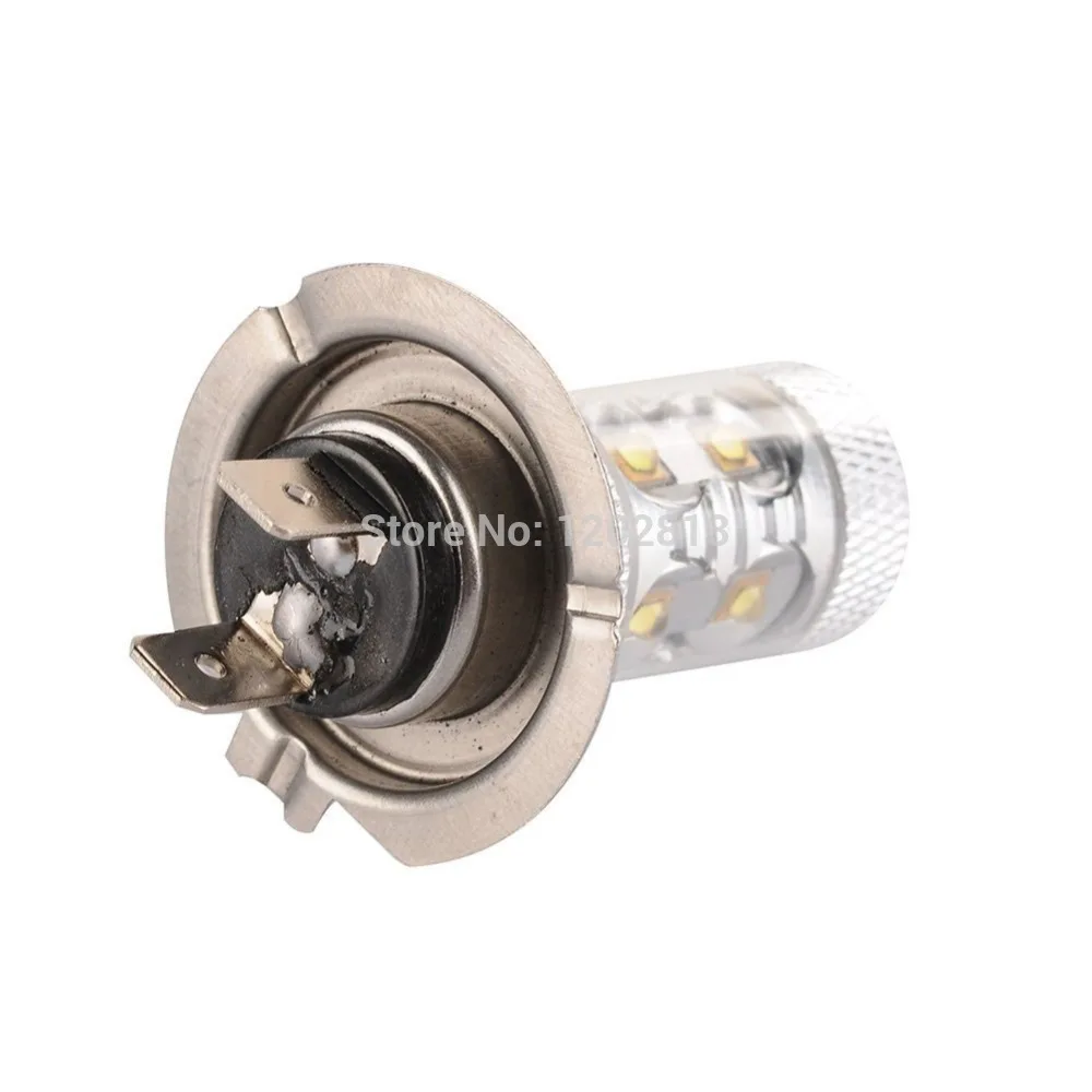 2 шт. супер яркий 12V 24V 50W CREE LED чипов H7 PX26D светодиодный Белый туман светильник лампы