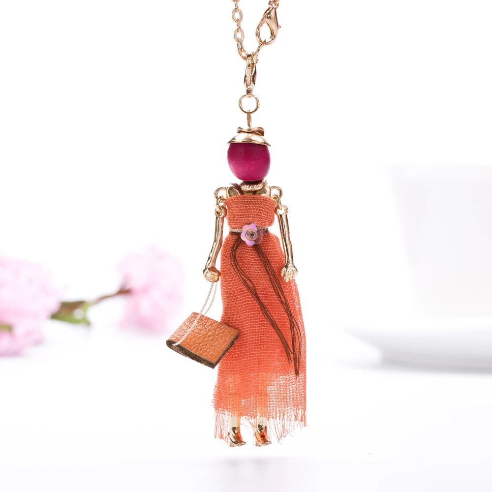 Новинка 2018 Кукольное ожерелье с кулоном в европейском и американском стиле