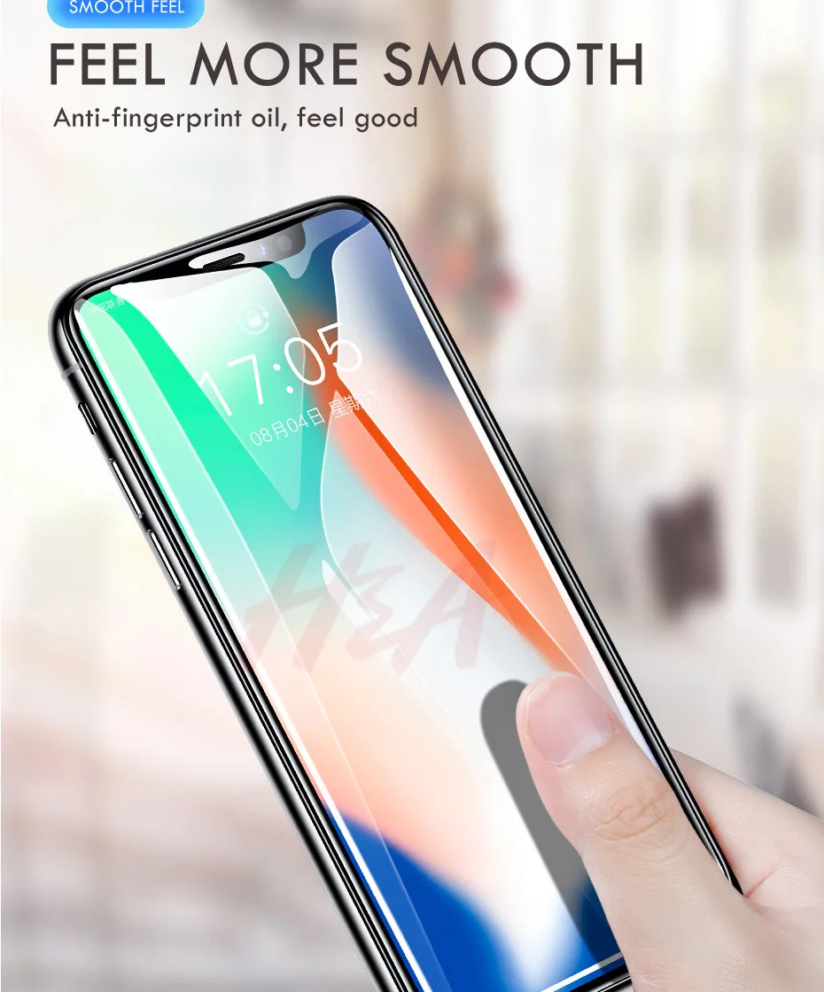 100D изогнутое закаленное стекло для Apple iPhone X XR XS Max 7 8 Plus 6 6 S Plus закаленное защитное стекло X