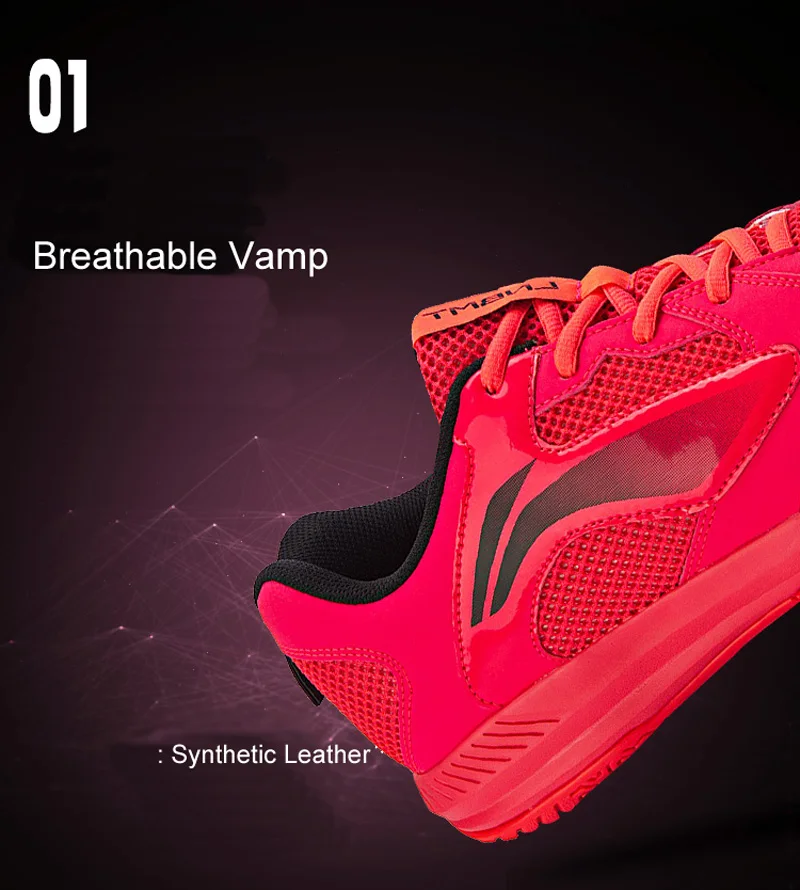 Li-Ning/Мужская Спортивная обувь для быстрого бадминтона; дышащая износостойкая спортивная обувь с подкладкой; кроссовки; AYTN051 XYY121