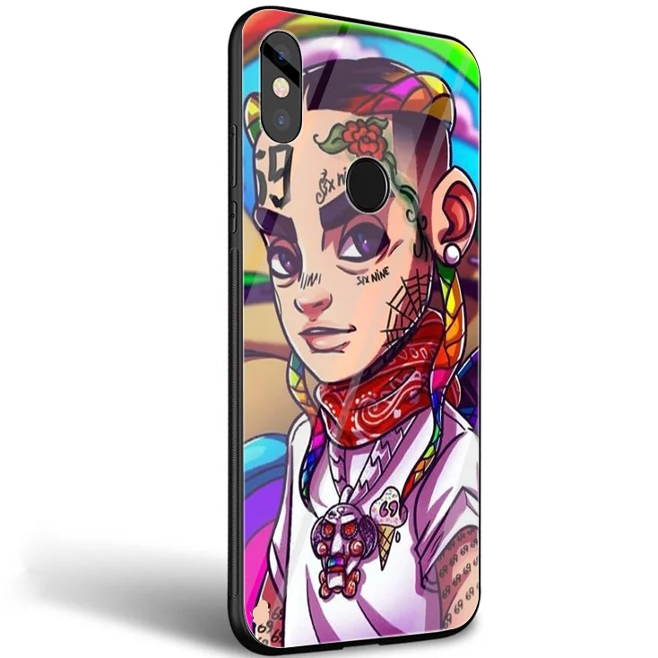Чехол из закаленного стекла Desxz Tekashi для Xiaomi MI 8 9 Lite A1 A2 Redmi Note 5 6 7 Pro 6A 4X Pocophone F1 |