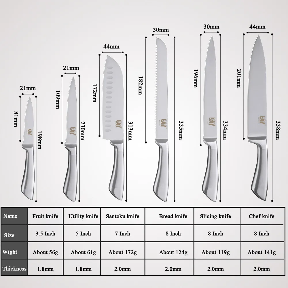 Кухонные ножи xyj интимные аксессуары Обстрагывая утилита Santoku шеф повар нарезки