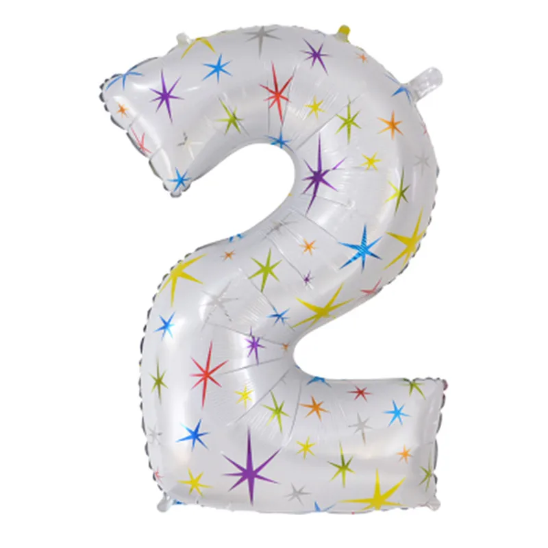 40 дюймов номер фольги шарики Свадебные украшения воздушные шары с днем рождения