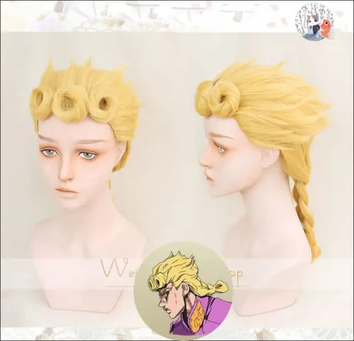 Aniem JOJO Необычные Приключения Золотой ветер Джорно Джованна косплей костюм Comic-Con
