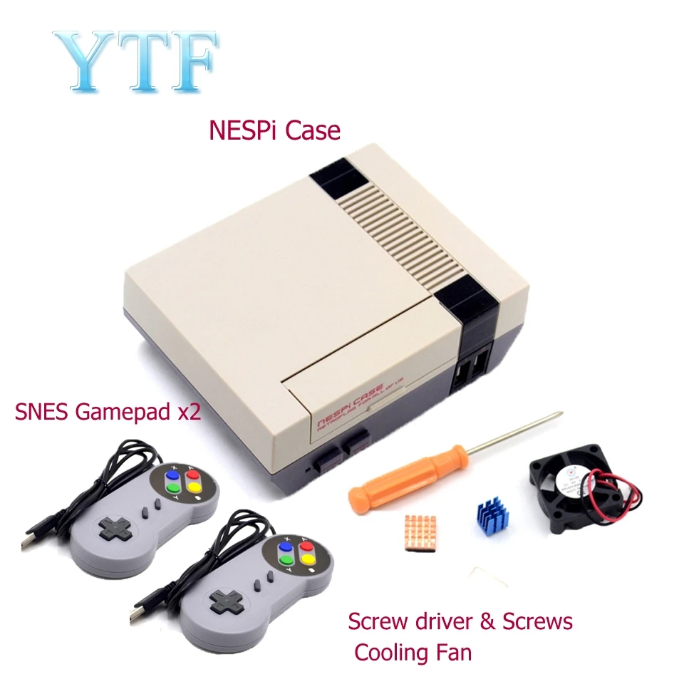 1 комплект Mini NESPI чехол посылка для Raspberry Pi 3/4 2 B + NES Classic RetroPie|case for raspberry pi|case
