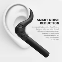 bluetooth headset noise canceling earbud wireless car earpiece with mic workout business earphone sweatproof for sports running