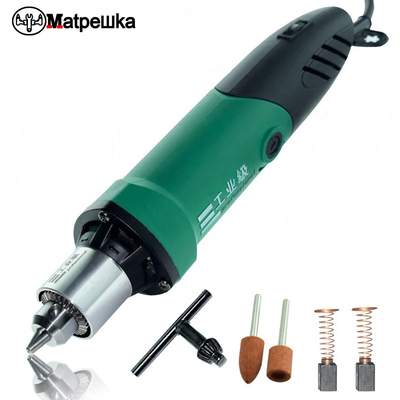 Dremel стиль 220 В Мини электрическая дрель гравер с 6 позициями переменной скорости