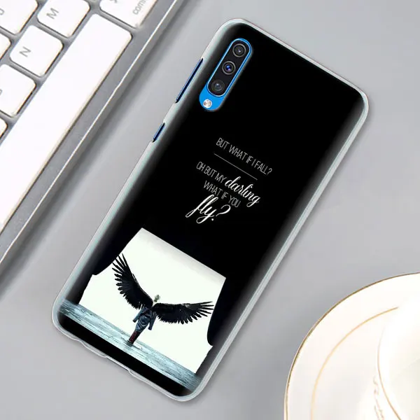 15 Крыло ангела для девочек чехол КРЫШКА ДЛЯ samsung Galaxy A30 A40 A50 A70 A6 A8 плюс A7 A9 M30 чехол для телефона Coque - Цвет: 15