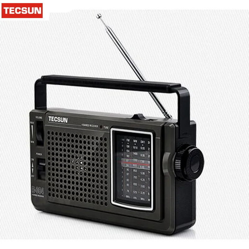 Оригинальный радиоприемник TECSUN Высокочувствительный FM радио MW/SW встроенный