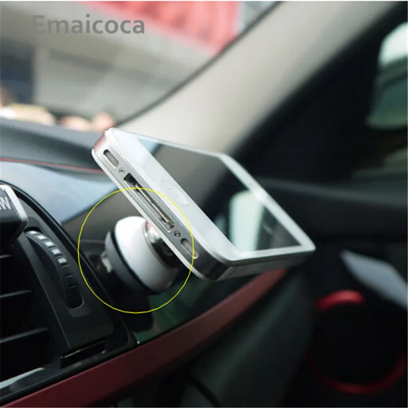 Emaicoca Car Phone Holder Magnetic Bracket case For Hyundai Elantra ix35 iX45 iX25 i20 i30 Sonata Verna Solaris Accent | Автомобили и