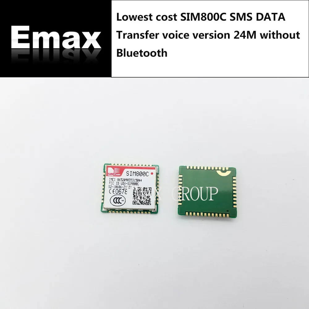 5 шт./лот SIM800C SIMCOM 24M без Bluetooth Quad-band 850/900/1800/1900 GPRS 100% новый и оригинальный подлинный |