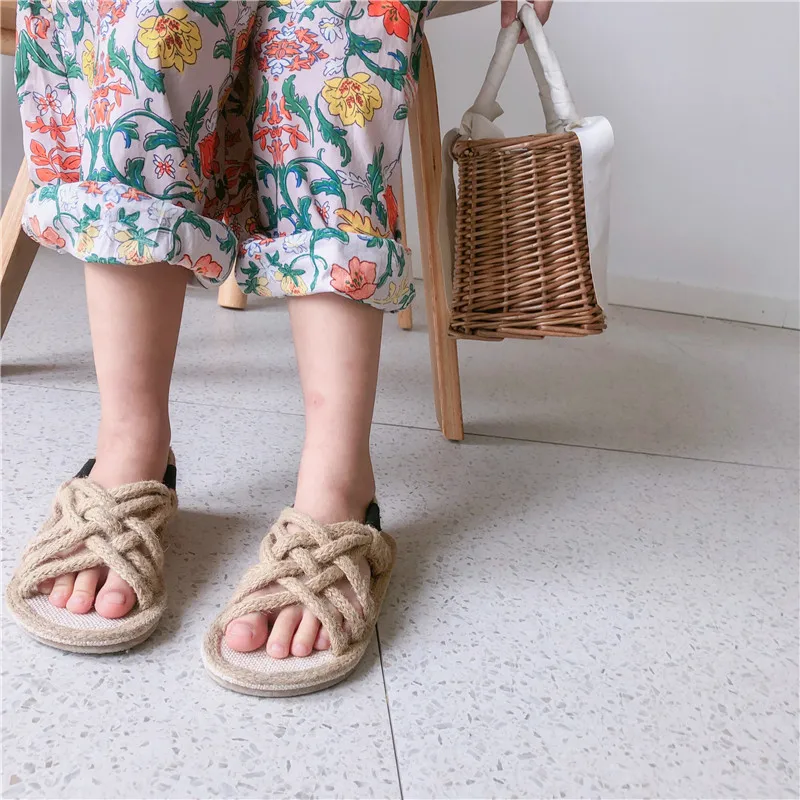 

MILANCEL girls jumpsuit summer floral girls overalls jumpsuit for girl harem pants Korean girls palysuit