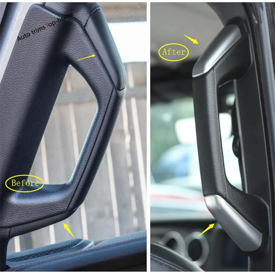 Yimaautotrims ручка на крышу декоративная накладка для Jeep Wrangler JL 2/4 двери 2018-2020 из