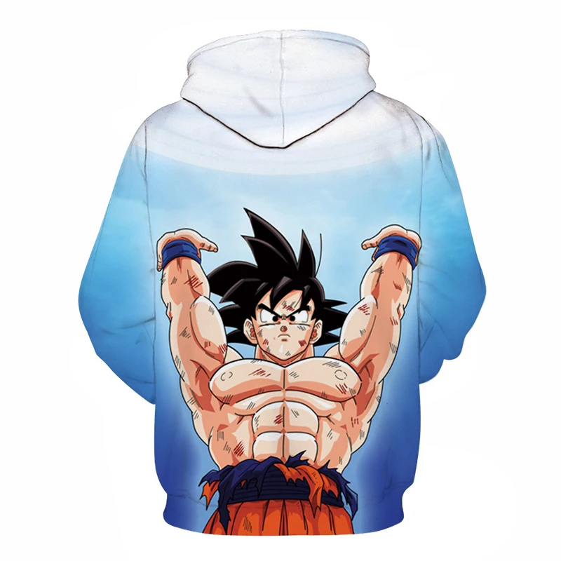 Худи Dragon Ball для мужчин и женщин 3D Толстовка Dragon Ball толстовка с Гоку аниме модные повседневные спортивные костюмы толстовка с капюшоном для мальчиков пуловер