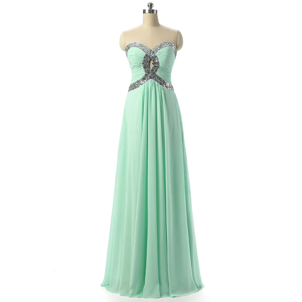 Реальные фотографии дешевые Мятные платья для выпускного самый дешевый Интернет