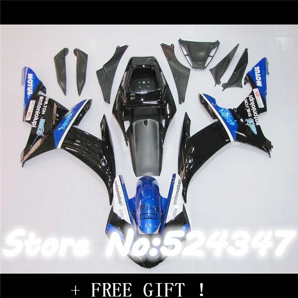 B синий белый черный обтекатель для женских обтекателей 02-03 YZF R1 02 03 1000 2002 2003