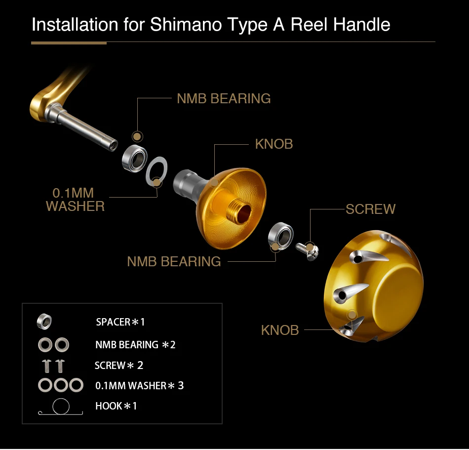 Piscifun 35 мм катушка ручка для SHIMANO STRADIC CI4 FK SW сахара Седона Стелла NASCI DAIWA FUEGO TATULA STEEZ CALDIA EXIST