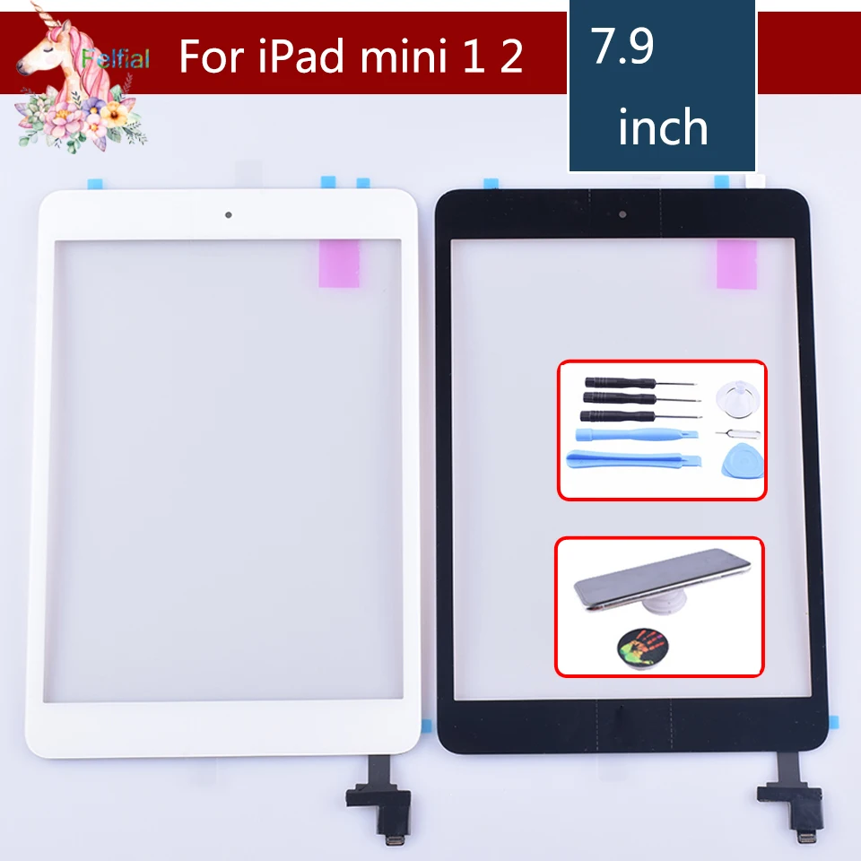 Оригинальный сенсорный экран для apple iPad mini 1 2 3 4 дигитайзер с кнопкой Home сборка
