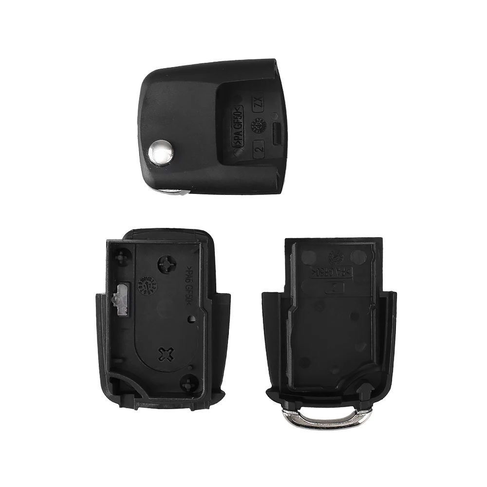 Раскладной корпус для ключей KEYYOU чехол с двумя кнопками Volkswagen VW MK4 Bora Golf 4 5 6 Passat Polo
