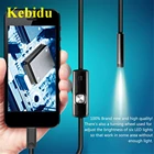 Kebidu USB телефон эндоскоп 720P HD эндоскоп Водонепроницаемый 6 светодиодов 1 м 7 мм бороскоп змея инспекционная трубка видеокамера новейшая