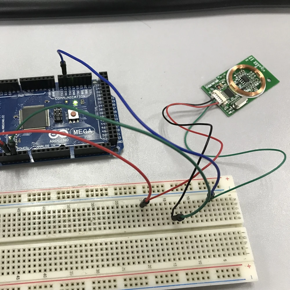 100 шт./лот RFID считыватель Беспроводной Модуль UART 3Pin 125 кГц считывание карт EM4100 8 см DC 5 В для Arduino IC карты PCB антенный датчик комплекты