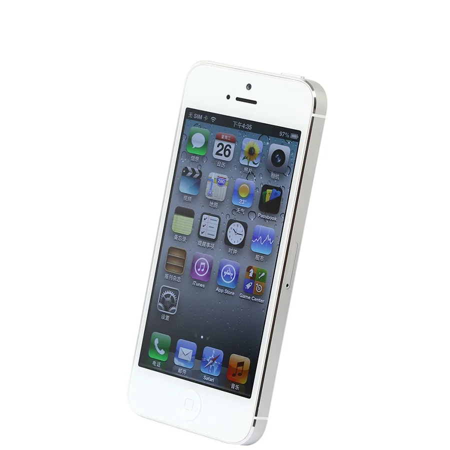 Разблокированный iPhone 5 16 Гб/32 ГБ/64 ГБ Встроенная память двухъядерный 3g 4,0 дюйма Экран 8MP Камера iCloud WI-FI gps IOS OS сотовые телефоны