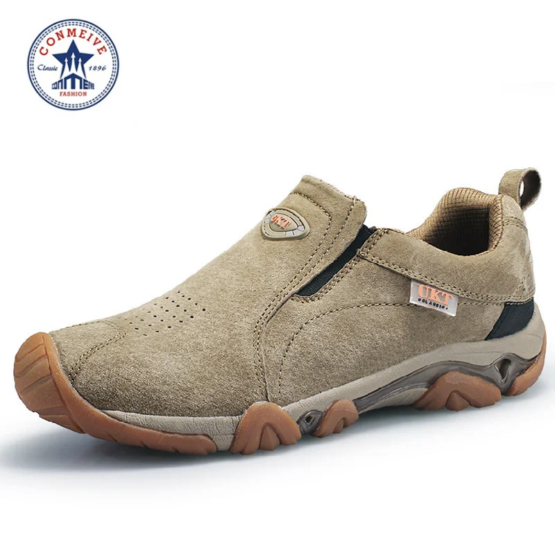 

sapatilhas limited chaussure Walking shoes trekking camping brand sport leather men new breathable sneakers Medium(B,M)