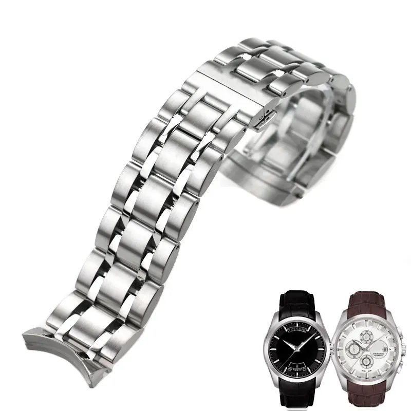 ISUNZUN мужские ремешки для часов Tissot 1853 Qutub T035 стальной ремешок для часов T035627A высокое качество ремешок для часов аксессуары для часов