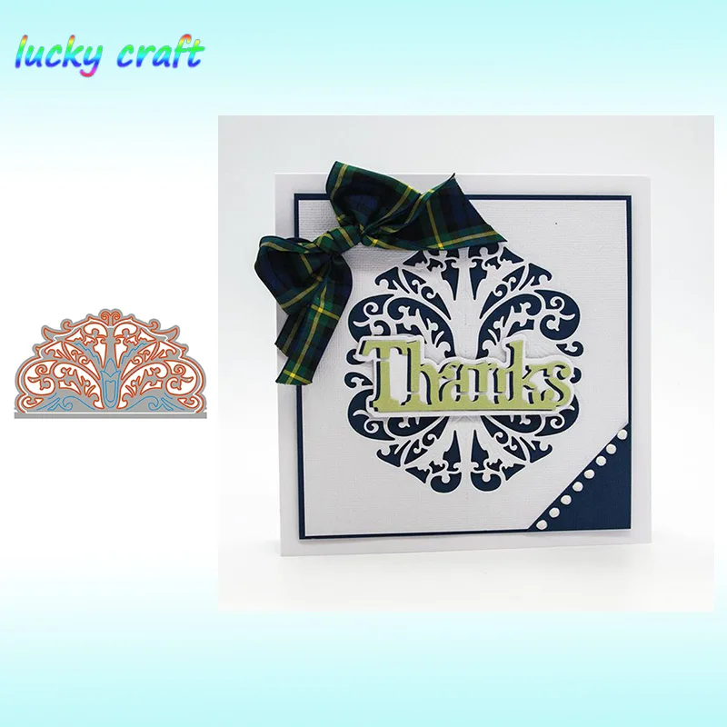 Luck YCraft №3 орнамент кружева металлические режущие штампы для DIY скрапбукинга