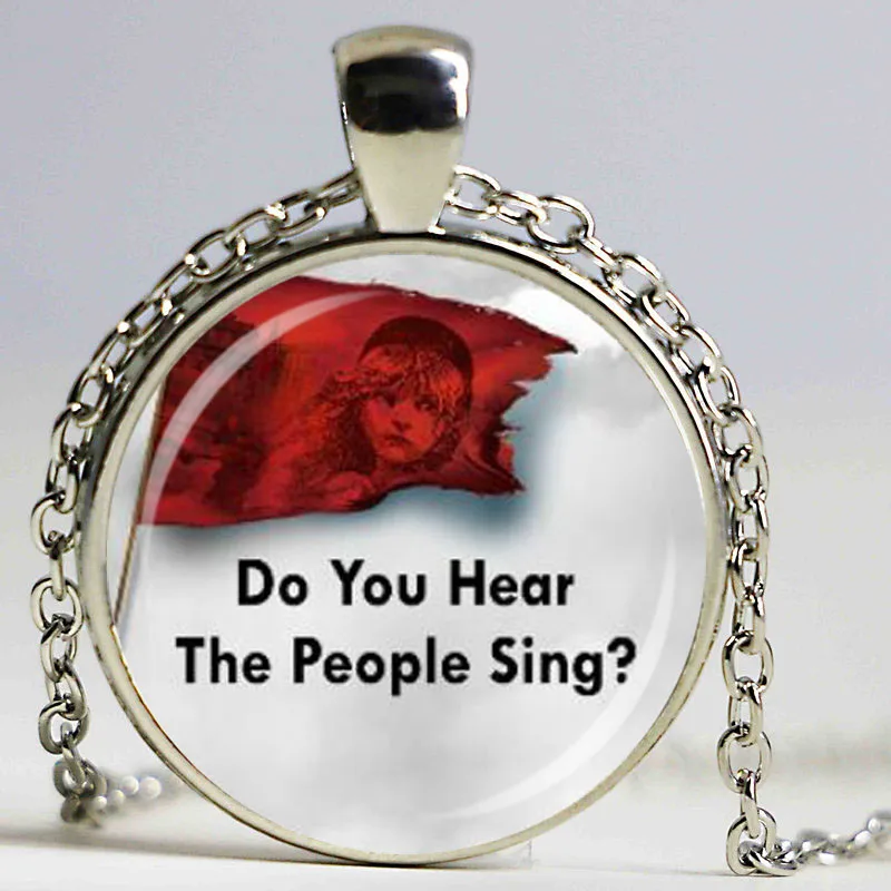 Стеклянный кулон Les Miserables Ты здесь люди одиночные ювелирные ожерелья талисманы