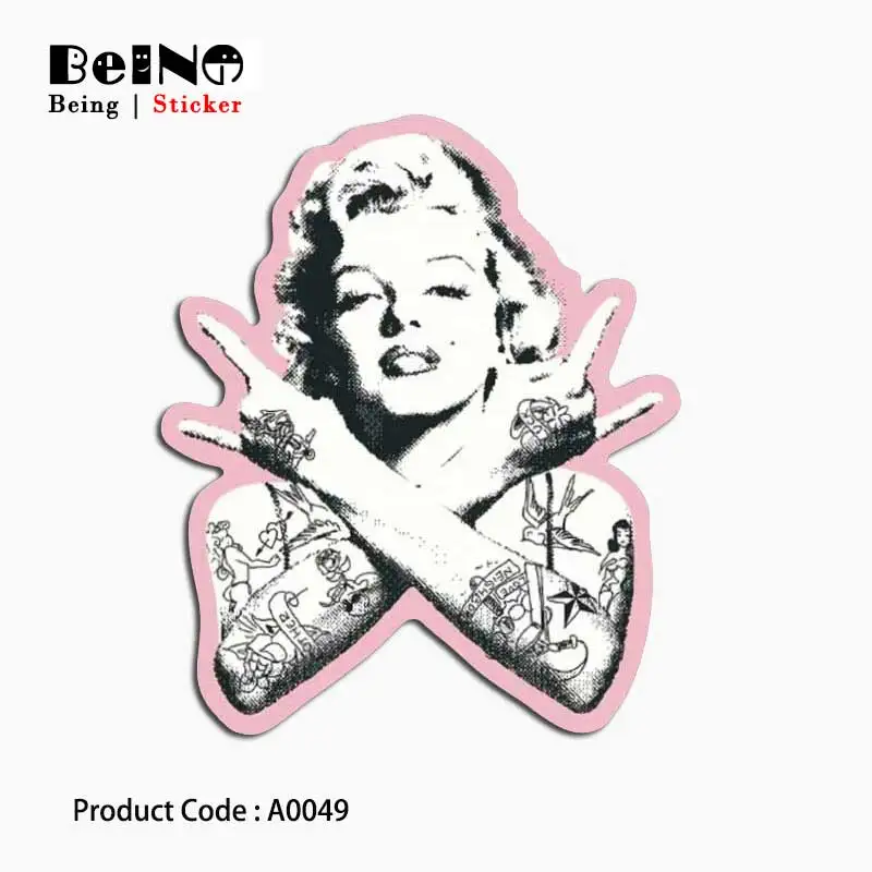 Pretty Girl Sticker Beauty Lovely Halle Quinn Fashion Waterproof Suitcase Laptop Guitar Luggage Skateboard Toy Stickers | Игрушки и