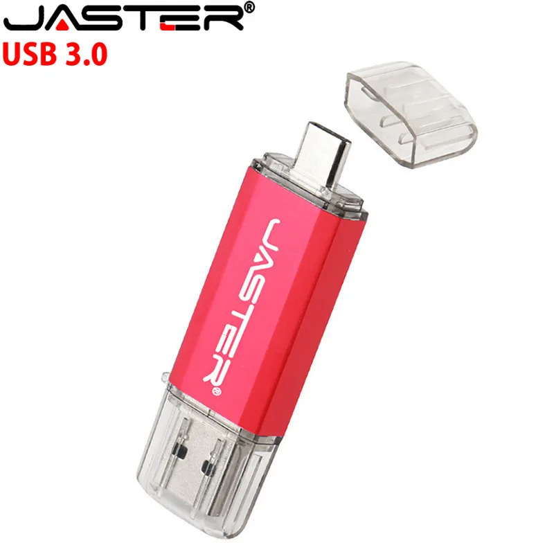 Флэш накопитель JASTER с логотипом клиента usb Type C 3 0 металлический флеш на заказ 32 ГБ