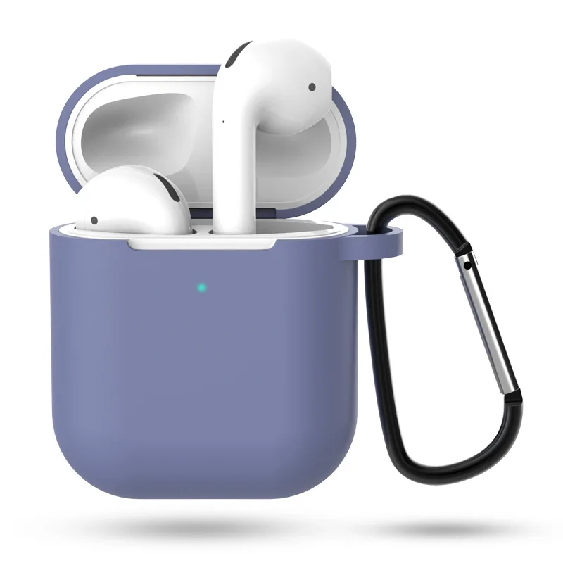 3 Мягкий силиконовый чехол AirPods для хранения, защитный чехол для наушников, защитный чехол, защитный чехол для зарядки, коробки для хранения, подходящий чехол - Цвет: 3