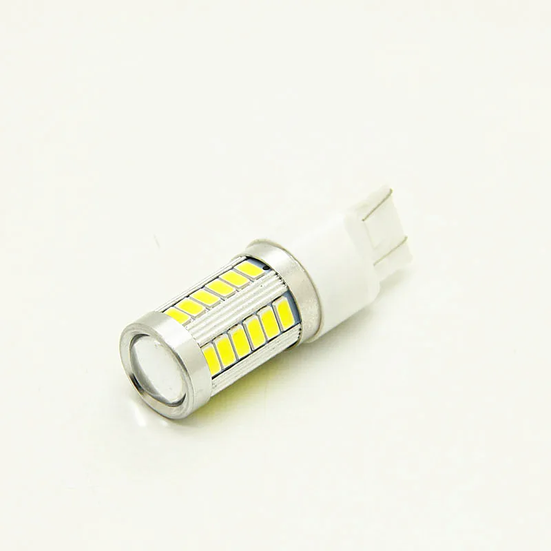 2шт T20 W21/5W 7443 W21W 5630 33SMD светодиодный автомобильный тормозной светильник белая
