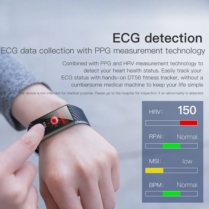 Фитнес трекер водонепроницаемый активности пульсометр отслеживание сна