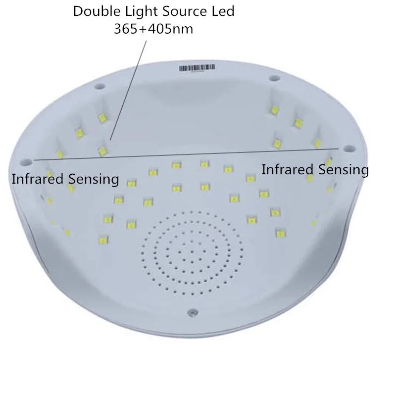 Лампа SUN X2Plus таймер с функцией памяти 75 Вт УФ/Led для сушки ногтей Портативная