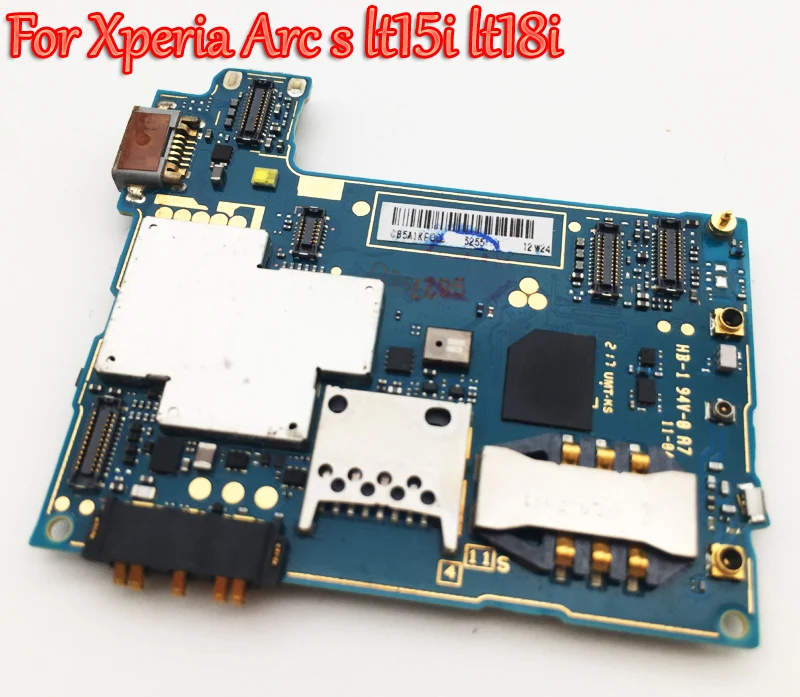 Полная работа разблокировка материнская плата для sony Xperia arc S LT18i LT18, Arc Lt15i LT15 логическая схема электронная панель от оригинального телефона