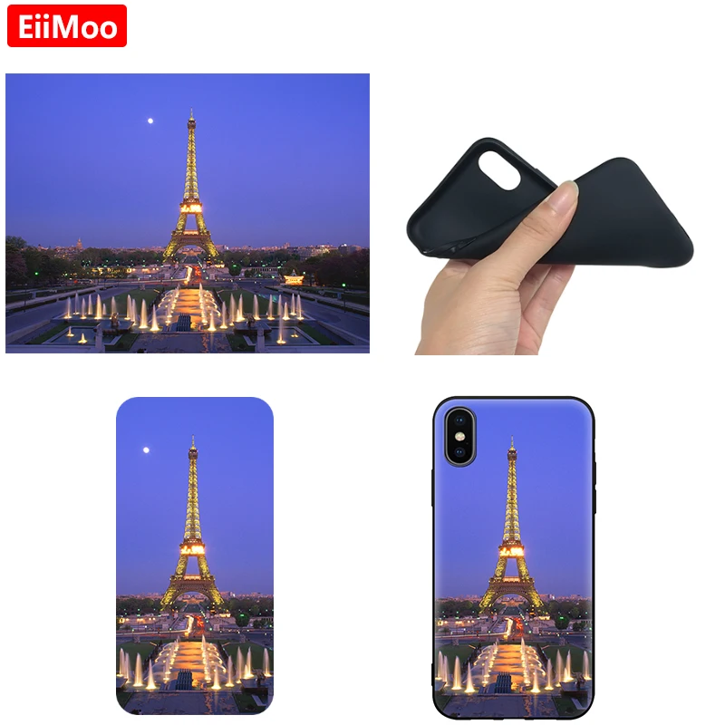 Чехол EiiMoo для iPhone XS Max XR X SE 2020 с фото на заказ силиконовый чехол 5 6 S 7 8 Plus 12 Mini 11 Pro