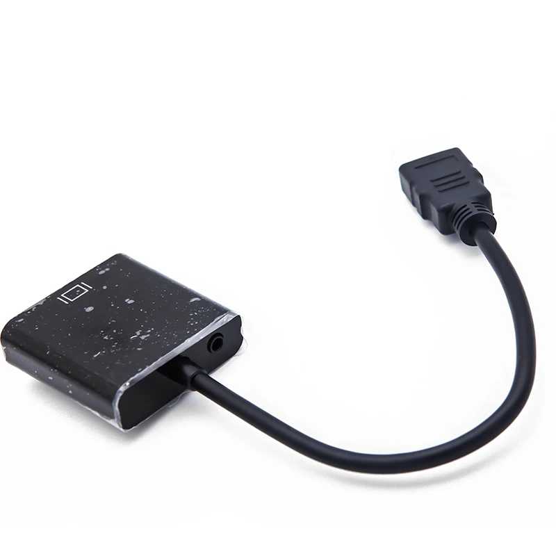 Новый горячий мужской и женский для HDMI2VGA HDMI в VGA с аудио конвертером адаптер