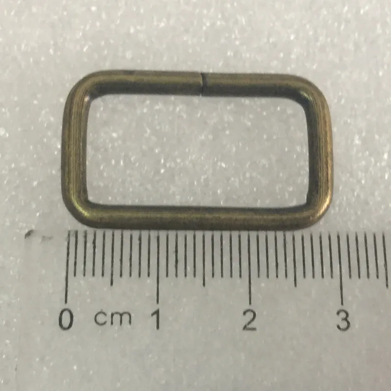 50 шт. 25 мм внутренний прямоугольный металлический ремешок регулировщик Античная