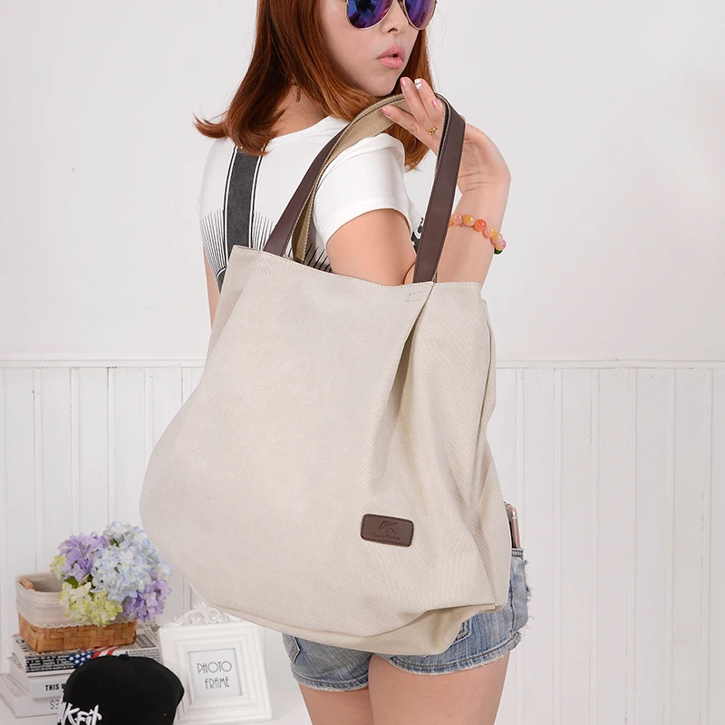 Новые вместительные женские сумки на плечо холщовые школьные книжки для девочек